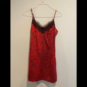 Satin Slip - Animal Print